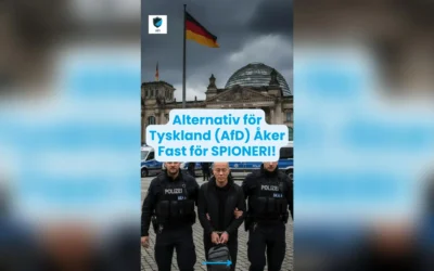 Alternativ för Tyskland (AfD) Åker Fast för SPIONERI!