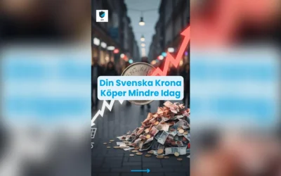Din Svenska Krona Köper Mindre Idag
