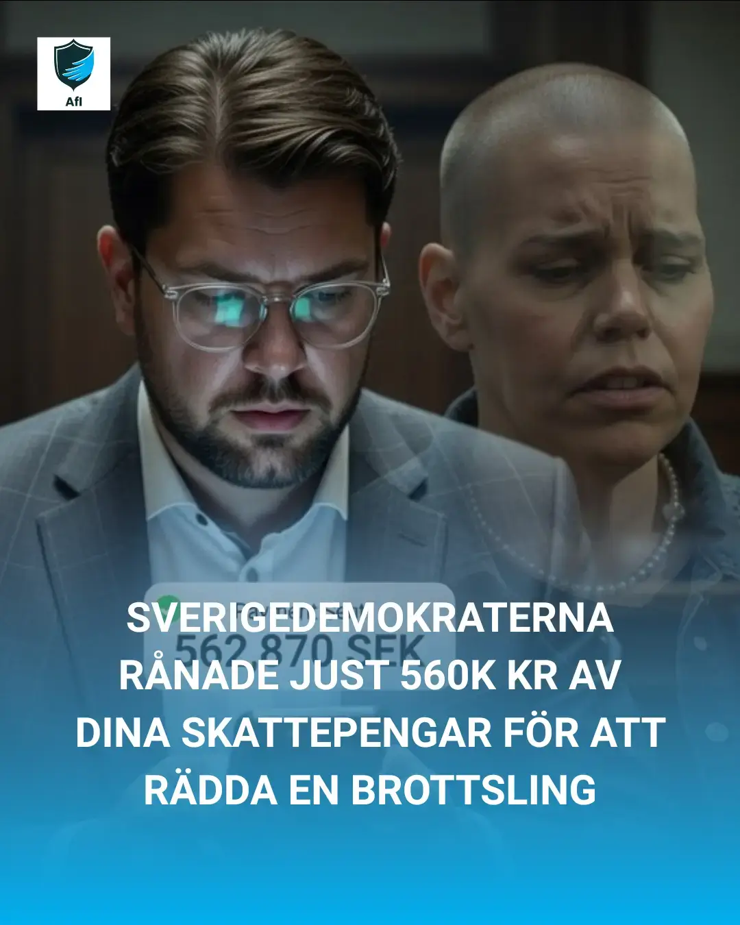 Sweden Democrats Just STOLE 560k SEK of YOUR Tax Money to Save a Criminal