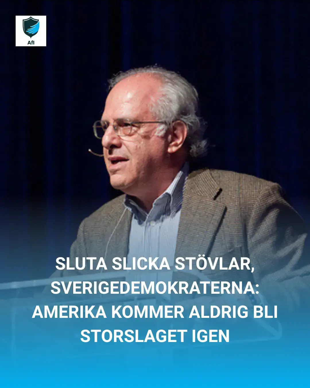 Stop Bootlicking, Sweden Democrats: America will NEVER be Great Again