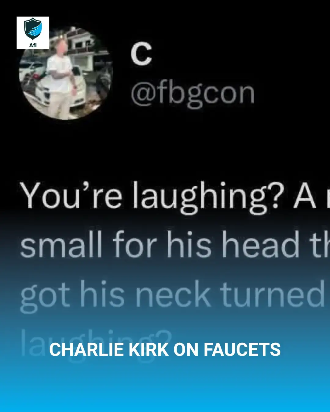 Charlie Kirk on Faucets