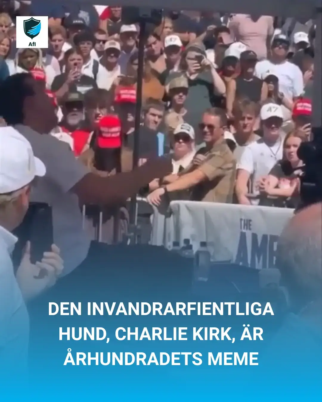 Anti-Immigrant DOG, Charlie Kirk, is the Meme of the Century