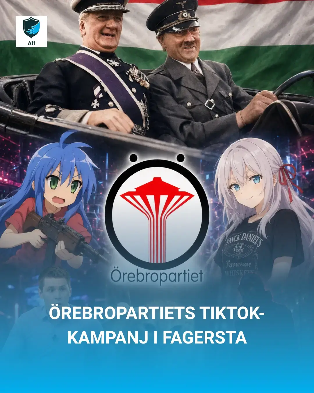 Örebro Party TikTok Campaigning In Fagersta